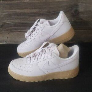 New Nike Air Force 1 Womens Pastel Pink Sneakers Size 8 Streetwear Classic